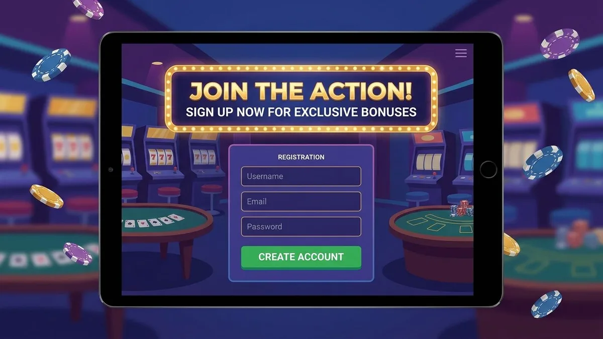 Sign up with bonus